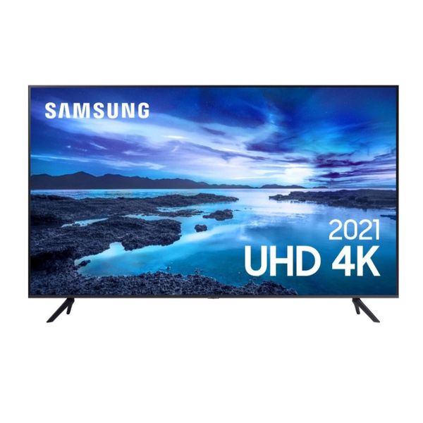 Samsung Smart Tv 58" Uhd 4k 58au7700, Processador Crystal 4k, Tela Sem Limites, Visual Livre De Cabos, Alexa Built In [CUPOM]
