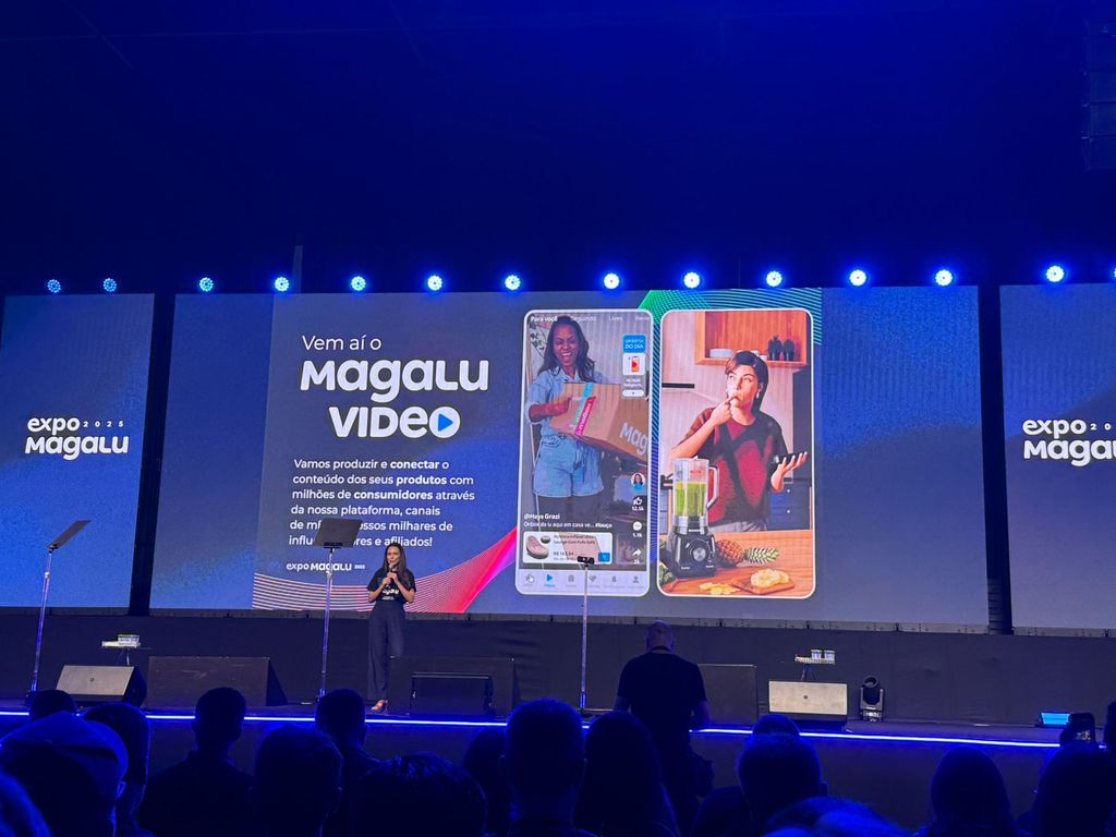 expo magalu vídeo lançamento 
