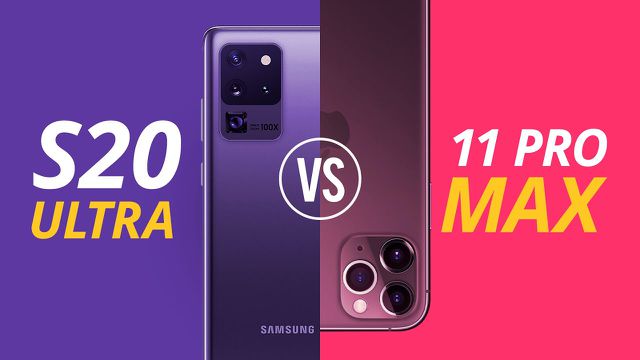 Galaxy S20 Ultra vs iPhone 11 Pro Max: o melhor de cada empresa lado a lado