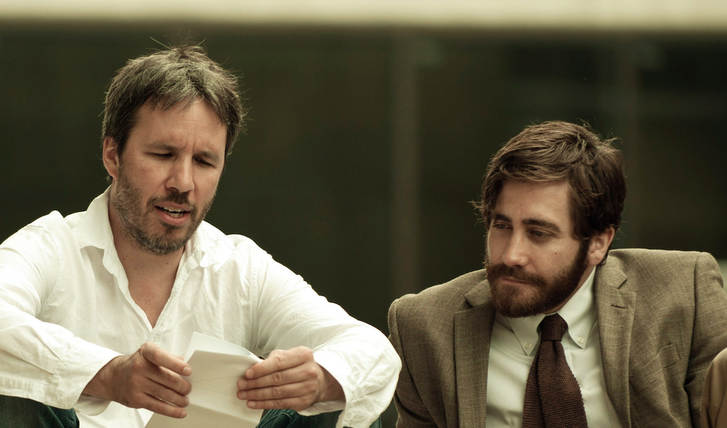 Denis Villeneuve e Jake Gyllenhaal no set de O Homem Duplicado, em 2013 (Imagem: Divulgação / Entertainment One)