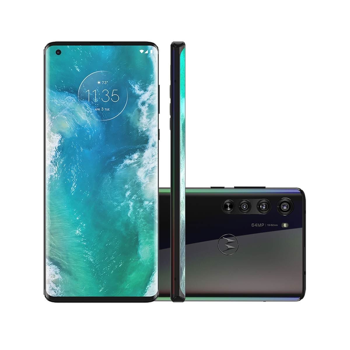 Smartphone Motorola Edge Plus 256GB Thunder Grey 5G Tela 6.6 Pol