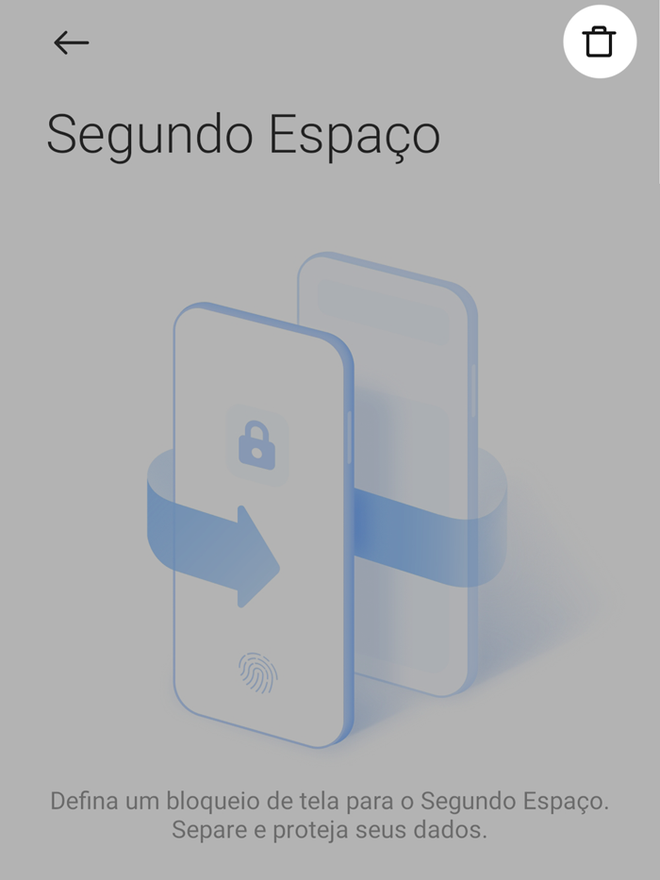 Pressione o ícone para remover (Imagem: André Magalhães/Captura de tela)