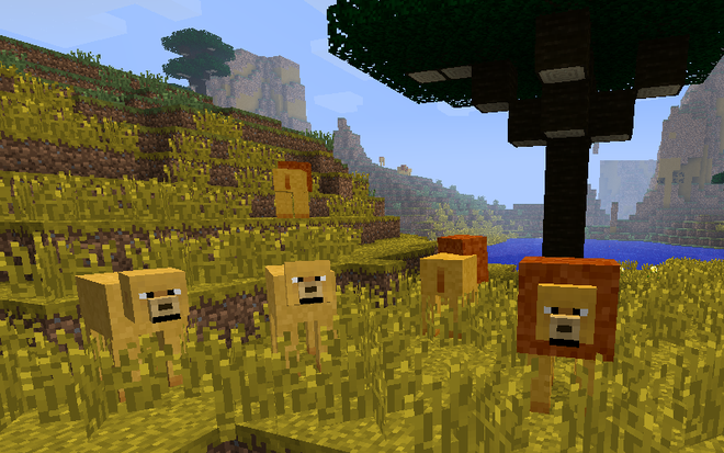 Mods para Minecraft: The Lion King Mod (Imagem: Reprodução/9Minecraft)