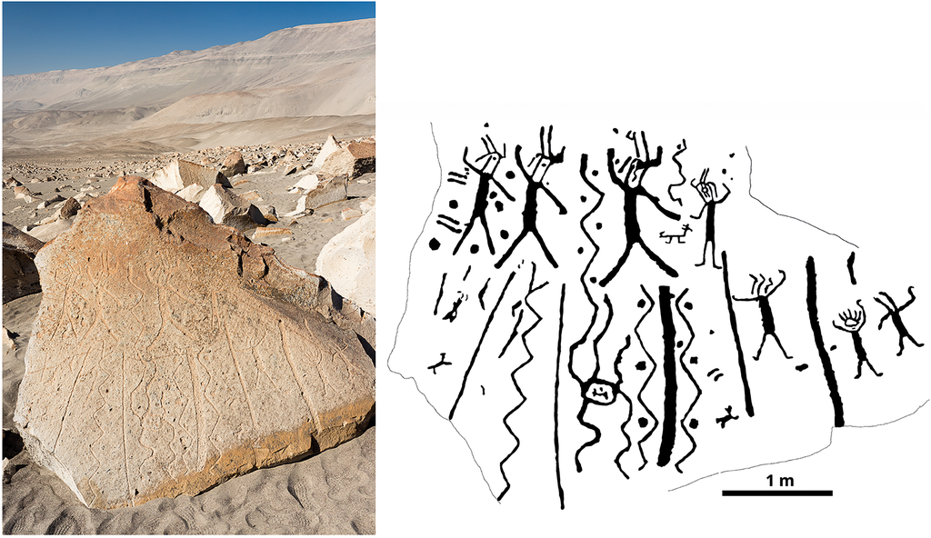 Arte rupestre com 2 mil anos retrata música 
