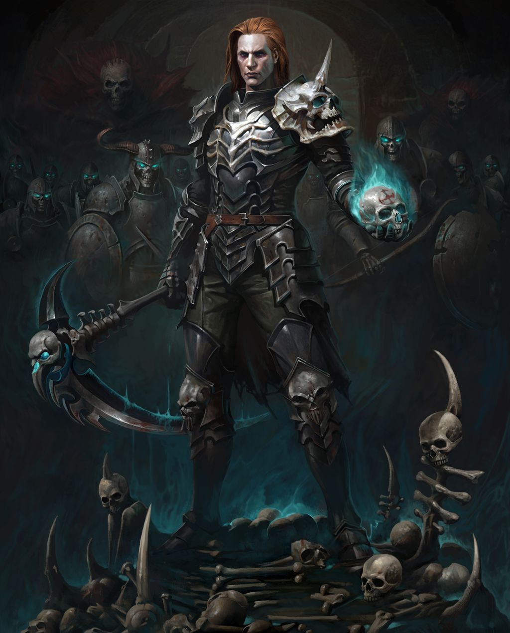 O Necromante poderá ser testado no beta fechado de Diablo Immortal (Imagem: Divulgação/Blizzard)