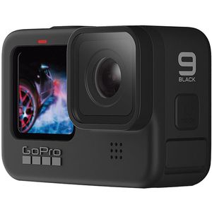 Câmera GoPro HERO9 Black à Prova D'água com LCD Frontal, Vídeo em 5K, Foto de 20 MP, Transmissão Ao Vivo em 1080p [INTERNACIONAL]