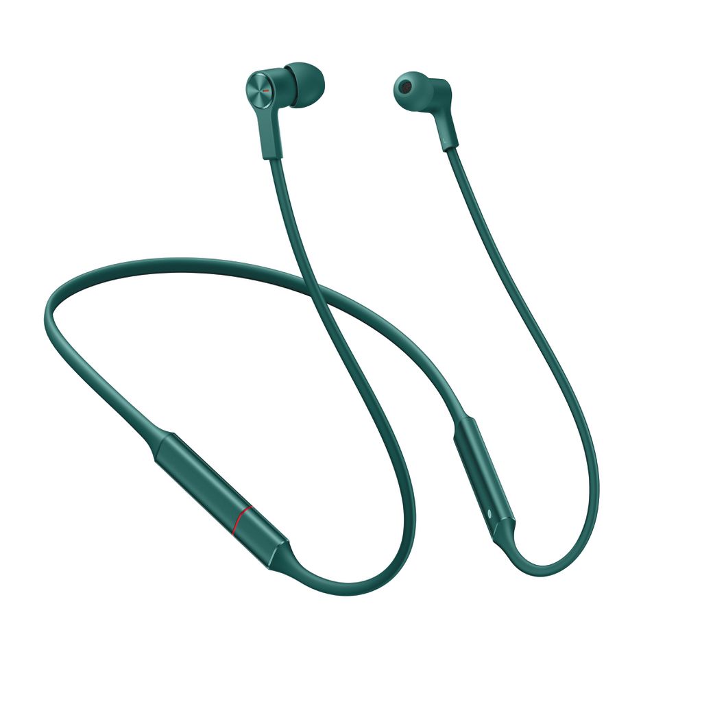 O novo fone de ouvido sem fio da Huawei está disponível em apenas uma cor: verde esmeralda (Foto: Divulgação)
