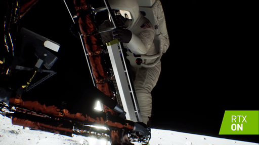 Nova demo da Nvidia mostra como seria o pouso na Lua se fosse capturado hoje