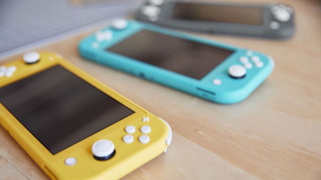 Nintendo Switch Lite é muito menor, com um preço que também se destaca por ser menor que a versão original