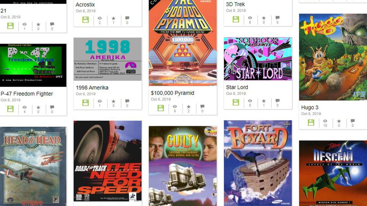 Sinta a nostalgia com o catálogo de jogos antigos que o Internet Archive  lançou - NerdBunker