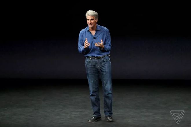 Craig Federighi, chefe do departamento de software da Apple (Imagem: Dieter Bohn/The Verge)