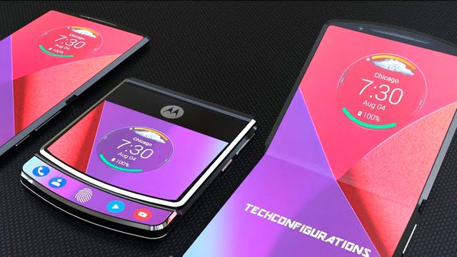Imagens revelam design de um suposto Motorola Razr com tela dobrável