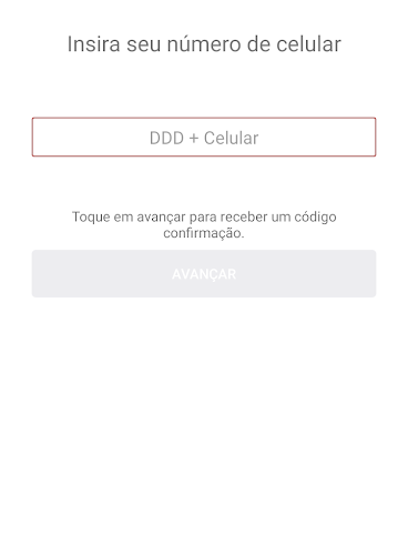 Digite o número do celular (Imagem: André Magalhães/Captura de tela)