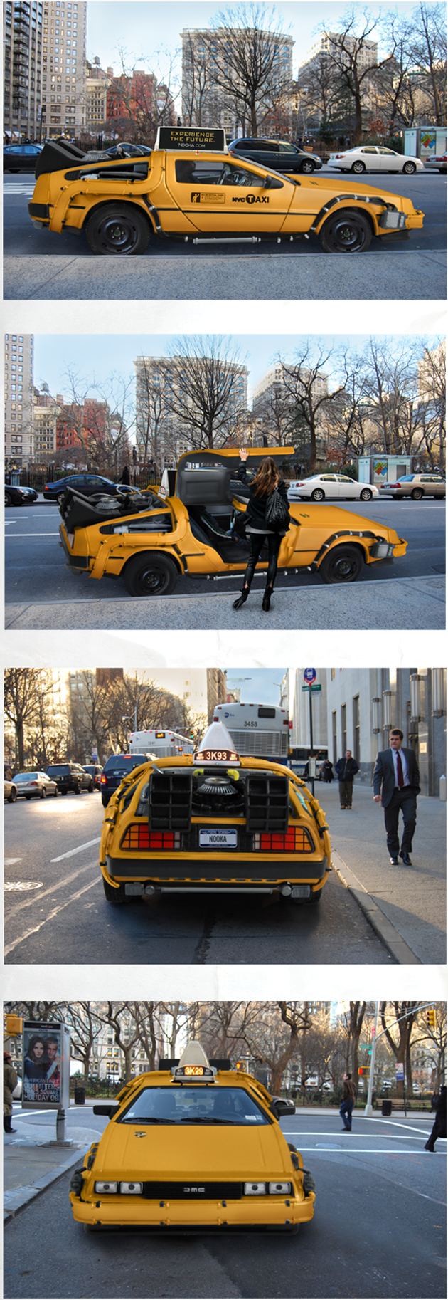 DeLorean taxi DeLorean taxi
