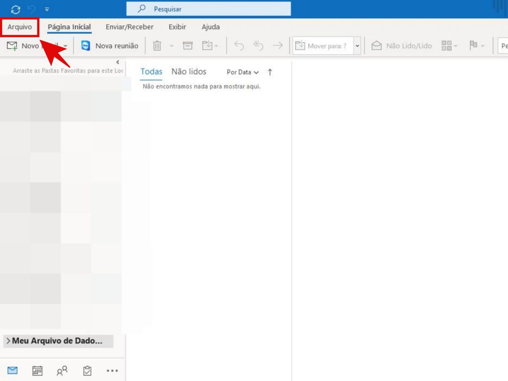 Acesse o programa Outlook pelo seu computador. (Imagem: Kris Gaiato/Captura de tela)