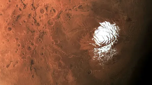 Água líquida em Marte: descobertas mais reservas no polo sul do Planeta Vermelho