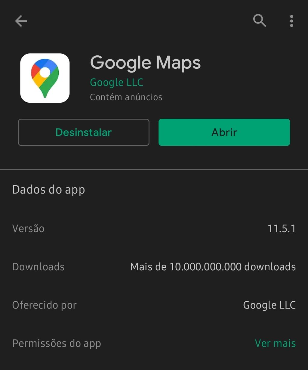 Google Maps atinge os 10 mil milhões de downloads na Play Store - Menos Fios