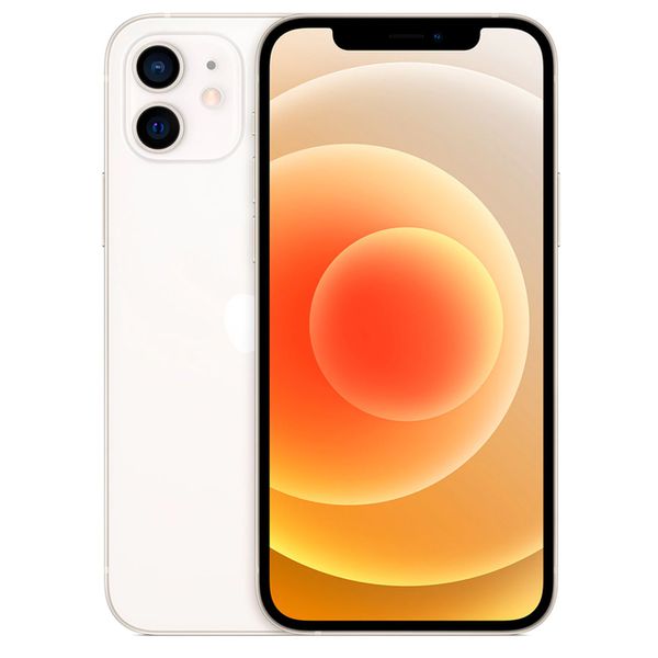 iPhone 12 Branco, com Tela de 6,1", 5G, 64GB e Câmera Dupla Ultra-Angular e Grande-Angular de 12 MP - MGJ63BR/A