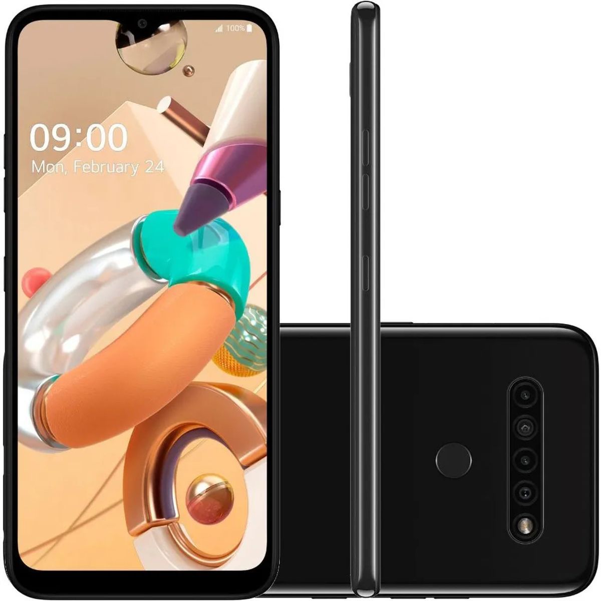 Smartphone LG K41S Dual Chip 32GB 4G Câmera 13MP+5MP+2MP Preto