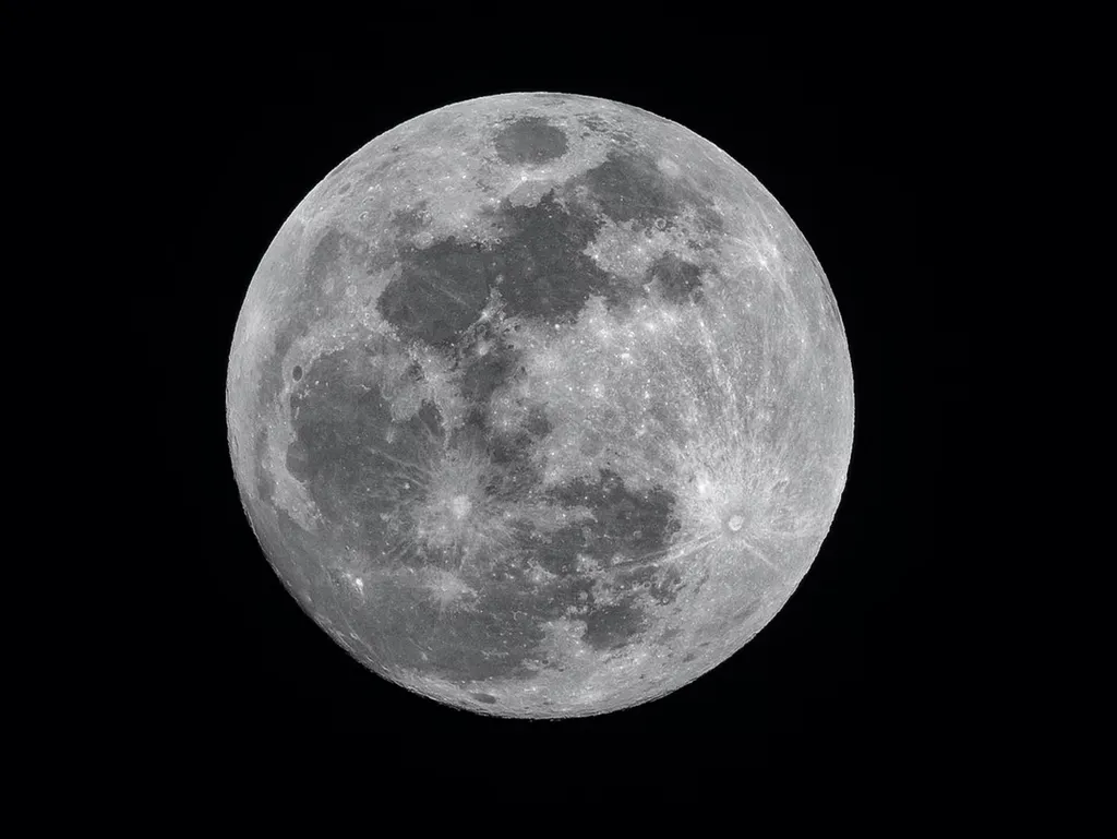 Para tirar boas fotos da Lua, é importante ter cuidado com o tempo de exposição (Imagem: Reprodução/Mike Petrucci)