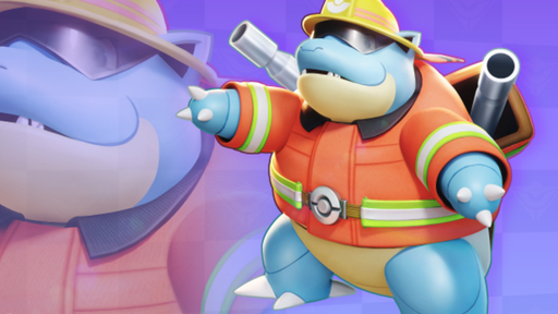 Pokémon UNITE: Blastoise ganha nova skin de bombeiro
