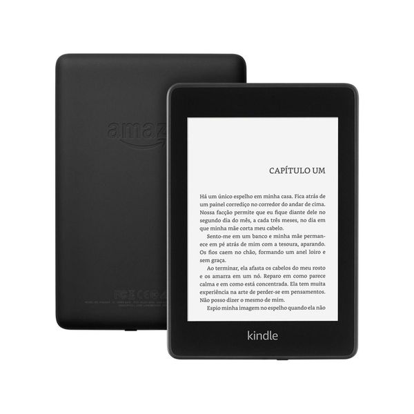 Novo Kindle Paperwhite Amazon à Prova de Água - Tela 6” 8GB Wi-Luz Embutida Preto