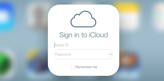 Tela login iCloud Tela login iCloud