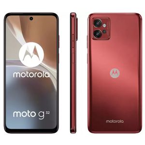Smartphone Motorola Moto G32 128GB Vermelho 4G Octa-Core 4GB RAM 6,5” Câm. Tripla + Selfie 16MP [CUPOM]