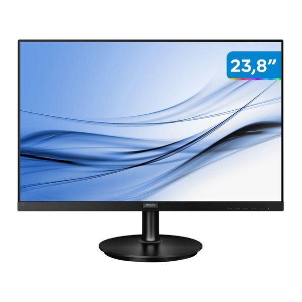 Monitor para PC Philips Série V8 242V8A 23,8” LED - Widescreen Full HD HDMI VGA IPS [À VISTA]