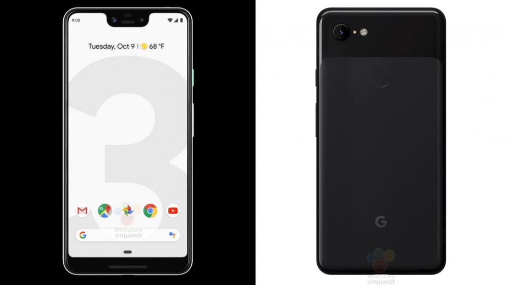 Google Pixel 3 e 3 XL aparecem nas cores preta e branca em imagens
