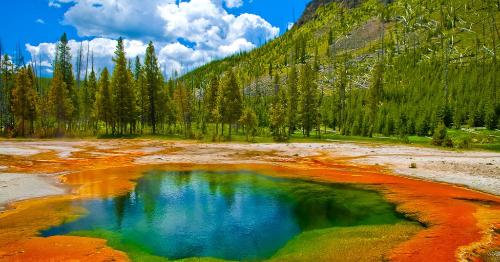 As águas termais de Yellowstone (Foto: USA Today)