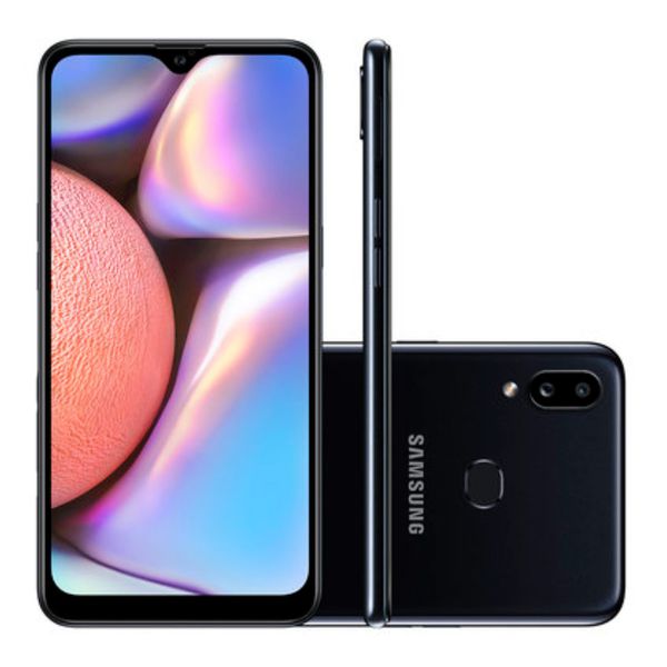 Smartphone Samsung Galaxy A10s 32GB Preto 4G Tela 6.2" Câmera Dupla 13MP Selfie 8MP Dual Chip Android 9.0 [NO BOLETO]