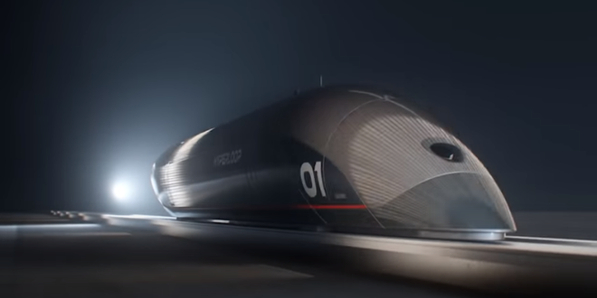 Hyperloop começa estudo no Rio Grande do Sul para transporte por tubos (Imagem: Reprodução/ Youtube/ HyperloopTT)