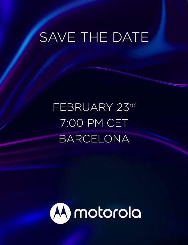 Convite enviado pela Motorola à imprensa para evento em Barcelona (Foto: Reprodução)