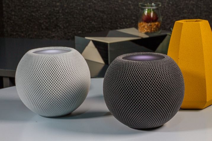 Apple Homepods Mini Cinza e Branca
