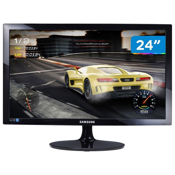 [APP + CLIENTE OURO] Monitor Gamer Samsung S24D332H 24” LED Full HD - HDMI 75Hz 1ms