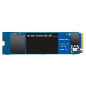 SSD WD Blue SN550, 1TB, M.2, PCIe, NVMe, Leituras: 2400Mb/s e Gravações: 1950Mb/s - WDS100T2B0C