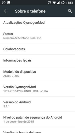 ASUS Zenfone 2 - CyanogenMod 12.1