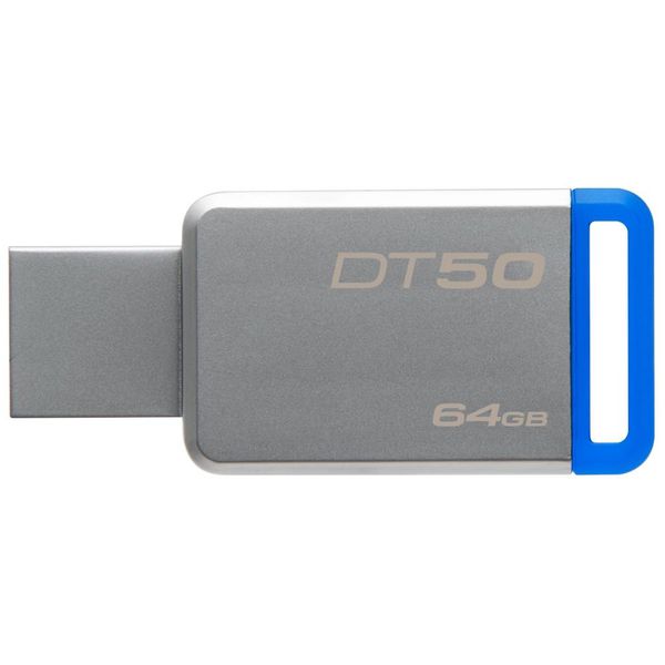 Pen Drive Kingston DataTraveler USB 3.1 64GB - DT50/64GB - Azul [BOLETO]