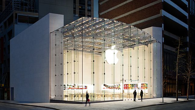 Lojas da Apple são líderes de venda por metro quadrado nos Estados Unidos
