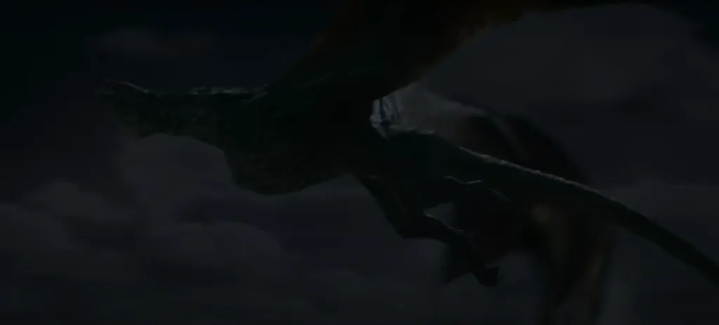 Vhagar é um dos primeiros dragões a chegar a Westeros (Imagem: Reprodução/HBO)