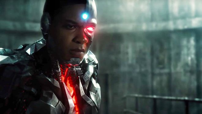 Ray Fisher como Cyborg em Liga da Justiça (Imagem: Reprodução/Warner Bros)