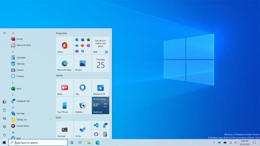 Novo menu Iniciar do Windows 10 já está em testes; veja como ele é