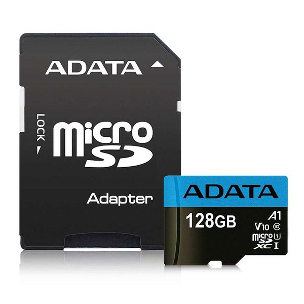 Cartão de Memória Adata MicroSDXC 128 GB Classe 10 com Adaptador [À VISTA]