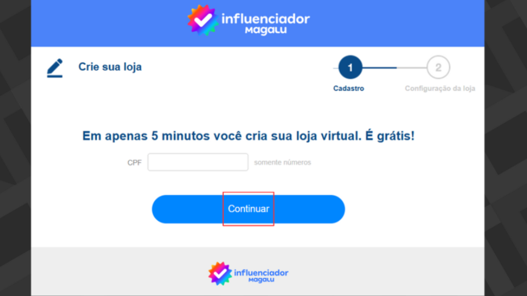 O Parceiro Magalu é um programa de afiliação que permite criar uma loja virtual para garantir uma renda extra ou alcançar novos clientes.(Imagem: Reprodução/Emanuele Almeida Canaltech)