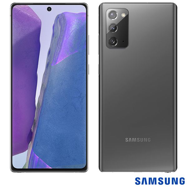 Samsung Galaxy Note 20 Mystic Gray Tela 6,7", 5G, 256GB e Câmera Tripla 12.0MP + 64.0MP + 12.0MP - SM-N981BZAKZTO [CUPOM DE DESCONTO]