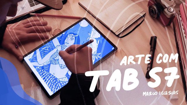 Galaxy Tab S7, veja o que esse designer fez com ele! #CrieComGalaxy