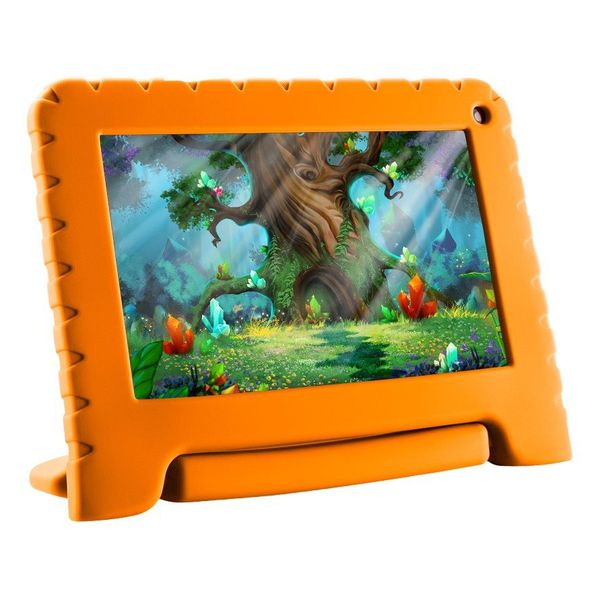 Tablet Infantil Multilaser Kid Pad Go com Capa - 16GB 7” Wi-Fi Android 8.1 Quad Core [À VISTA]