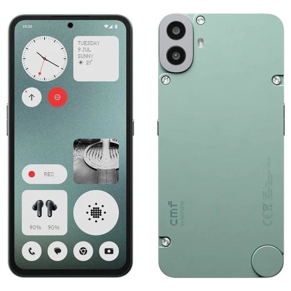 CMF Phone 1, 8GB+128GB/ 8GB+256GB,  Black/ light Green | INTERNACIONAL + SEM IMPOSTOS INCLUSOS