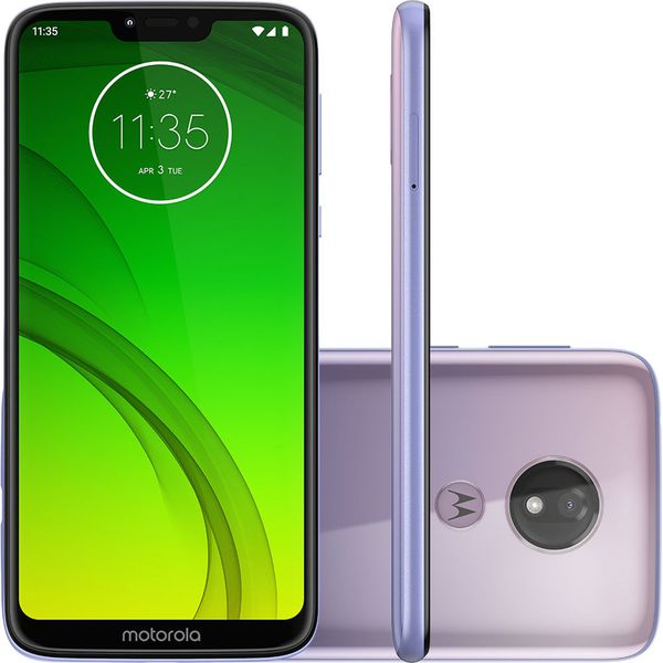 Smartphone Motorola Moto G7 Power 64GB Dual Chip Android Pie 9.0 Tela 6,2" 1.8 GHz Octa-Core 4G Câmera 12MP - Lilás [Cashback]